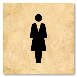 WC ženy, 118x118mm, pergamen, Nevada